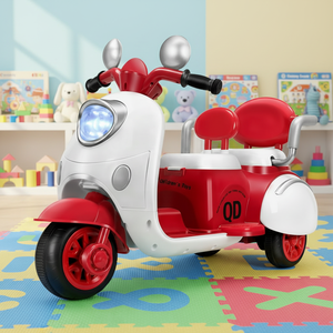 <span class=keywords><strong>Moto</strong></span> électrique pour enfants, tricycle rechargeable, peut être utilisée comme une <span class=keywords><strong>moto</strong></span> tout-terrain pour enfants à double conduite pour deux personnes - Product Image 1