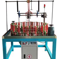 Fourniture directe d'usine Ligne de pêche Tressage Machine cordon de dentelle Tressage Machine Fibre Enveloppe Tressage Machine