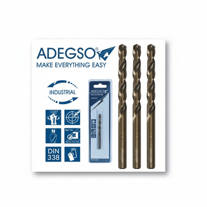 Commercio all'ingrosso industriale multiuso punta per metallo e legno acciaio ad alta velocità DIN 338 - Product Image 1