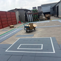 Revêtement de sol pour terrain de basket-ball extérieur, surface de jeu temporaire emboîtable pour gymnase et sports de plein air