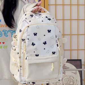 Nouveau Sac à Dos Femme Imprimé Papillon Grande Capacité 2026 – Meilleure Vente pour Étudiants (Primaire/Secondaire) - Product Image 3