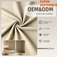 Tissu occultant ColosTex OEM ODM sur mesure, triple tissage, isolant thermique, pour rideaux occultants de fenêtre