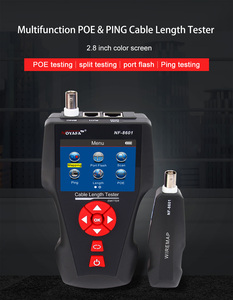 Probador de Cables de Red NOYAFA NF-8601, RJ45, RJ11, BNC, CAT5, CAT6, PoE, Localizador de Cables - Product Image 1