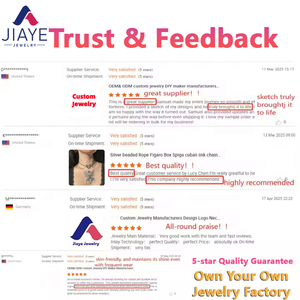 Jiaye özelleştirilmiş takı üreticisi OEM/ODM yüksek kalite su geçirmez <span class=keywords><strong>Hip</strong></span> Hop Trendy vücut zincir kolye takı toptan - Product Image 6