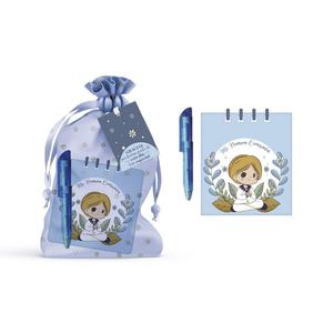 Libreta y Bolígrafo de Primera Comunión para Niñas, Artículos Elegantes para Eventos Religiosos, Bolsa de 12 Piezas - Product Image 1