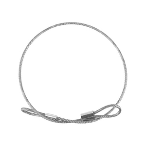 Câble en acier inoxydable <span class=keywords><strong>galvanisé</strong></span> avec boucles, câble de sécurité de 2 mm pour bagages, vélos, portails extérieurs, norme AiSi, résistant <span class=keywords><strong>à</strong></span> la flexion - Product Image 6