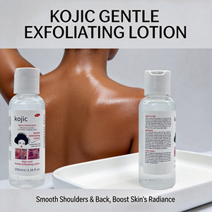 Lozione Esfoliante Delicata OEM per Sbiancamento Permanente con Acido Kojico, Rivitalizza la <span class=keywords><strong>Pelle</strong></span> Opaca e Promuove una Luminosità Sana, 100ml - Product Image 6