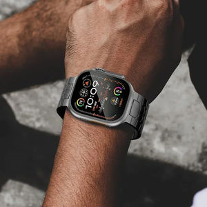 Cinturino per <span class=keywords><strong>Apple</strong></span> <span class=keywords><strong>Watch</strong></span> in Stile Iron Man con Chiusura Magnetica in Titanio per <span class=keywords><strong>Ultra</strong></span> 2 3 49mm 9 8 <span class=keywords><strong>7</strong></span> 45/44/42mm per Uomo e Donna - Product Image 5