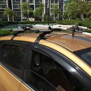 <span class=keywords><strong>Porte</strong></span>-vélo de toit <span class=keywords><strong>4x4</strong></span> universel en aluminium argenté pour SUV - Product Image 6