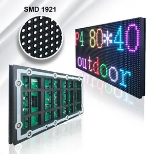 320x160mm tahan air luar ruangan kecerahan tinggi 4mm smd1981 P4 modul layar LED