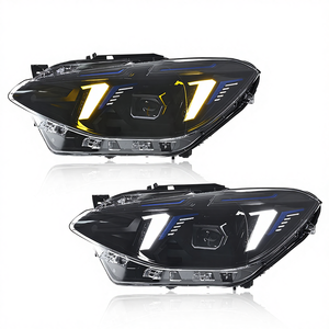 Pour BMW <span class=keywords><strong>Série</strong></span> <span class=keywords><strong>1</strong></span> F20 2012-2014 : Kit de modification de phares avec feux de jour LED style « Fang » et lentilles de direction 12V 6000K - Product Image 5