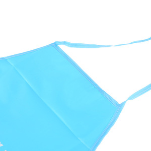 Korean Style Cartoon Rabbit Apron Pink Oil Proof Waterproof Kitchen Half Length Sleeveless Adult Daily Use - Product Image 5