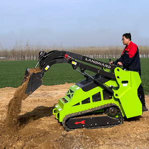 Minicargadora de Ruedas de 500 kg a 1 Tonelada, Bajo Consumo de Combustible, Certificación EPA, Fabricante Chino, Entrega Rápida, Ideal para Jardín - Product Image 1