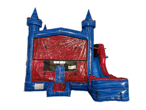 Nuevo Combo de <span class=keywords><strong>Casa</strong></span> de Brinco Inflable Acuática Húmeda y Seca <span class=keywords><strong>con</strong></span> Tobogán, <span class=keywords><strong>Piscina</strong></span> y Pancartas Personalizadas Extraíbles - Product Image 1