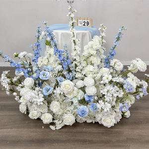 Centros de mesa personalizados para pasillos, centros de mesa de flores para pasillos, flores silvestres, flores artificiales para pasillos. - Product Image 4