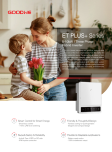 Convertisseur solaire hybride triphasé certifié <span class=keywords><strong>Goodwe</strong></span> <span class=keywords><strong>ET</strong></span> Plus+ Series 5kW pour une utilisation résidentielle flexible avec une production d'énergie élevée - Product Image 2