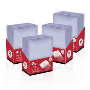 3x4 "<span class=keywords><strong>Toploaders</strong></span> 35pt <span class=keywords><strong>Ultra</strong></span> Clear <span class=keywords><strong>Pro</strong></span> Quality Toploader Trading Card Top Loader 3x4 Topload Card Holder - Product Image 2