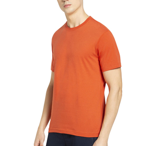 Camiseta de Corte Regular para Hombre, 100% Algodón, Cuello Redondo, Manga Corta, Lisa, Talla Grande, para Verano - Product Image 2