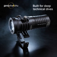 Lampe de plongée PROZHAOZHU DL-D40M 6000LM SBT90 IP68 150M sans fil rechargeable 21700 pour plongée technique en grotte et en navire
