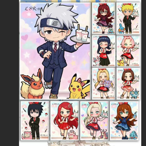 NinjaPokemond Artboard Sisi Paper Craft 3D Blocco Note Anime da Collezione Decorazione Scrivania Regalo per Bambini Shonen Jump Manga Cancelleria - Product Image 6