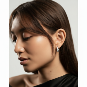 Thea Hoops Elegant <b>Fine</b> Cuff <b>Earrings</b> - Product Image 1