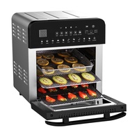 Friteuse à Air électrique avec double élément de chauffage, friture, Circulation d'air, déshydratation industriel avec boîtier en acier inoxydable