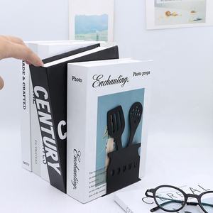 Personalità supporto libro di cucina personalizzato a forma di L Stand regalo promozionale idee in metallo fermalibri per scaffali - Product Image 4