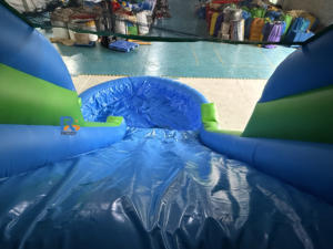 Cavalier gonflable de Chambre de rebond de glissière d'eau de qualité marchande avec le ventilateur - Product Image 6