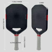 Raquette de pickleball QK de haute qualité en fibre de carbone T700 avec noyau en mousse EPP pour un contrôle de puissance amélioré