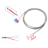 Capteur de température de surface thermocouple adhésif ultra-mince RTD PT100 PT1000