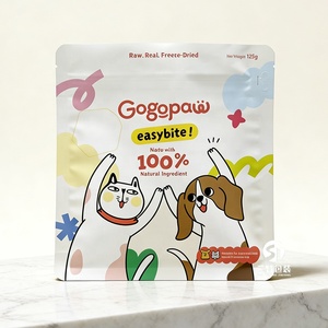 Custom Printed <b>Pet</b> Food Bags 1kg–10kg | Flat Bottom Aluminum Foil Packaging with Easy Tear Zipper - Product Image 2