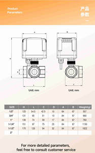 Yaygın Olarak Kullanılan Üstün Kaliteli Üç Yollu T Şekilli IP65 Su Geçirmez Pirinç Akışlı Su Motorlu 3 Telli 2 Kontrollü Elektrikli Küresel Vana - Product Image 6