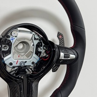 Volant de voiture pour BMW F30 F10 E90 F20 X5 F15 F16 F21 F22 F31 F32 F36 F25 M3 M5 X1 E70 E46 E60 Volant en fibre de carbone