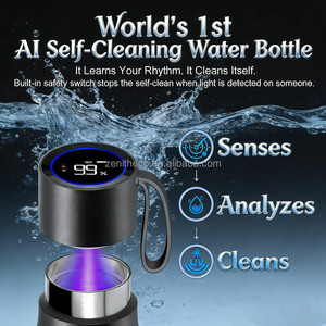 Vaso Inteligente de Acero Inoxidable para Oficina Moderna, con Pantalla LED de Temperatura del Agua y Función de Recordatorio de Hidratación - Product Image 3