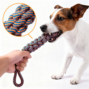Yeni Tasarım Yüksek Kaliteli Isırmaya Dayanıklı Köpek Oyuncağı Evcil Hayvan İnteraktif Halat Çekme Oyuncağı El Yapımı Çiğneme İpi Oyuncakları Evcil Hayvanlar İçin - Product Image 1