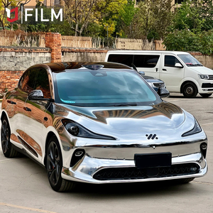 Hight bóng xe vinyl bọc <span class=keywords><strong>chrome</strong></span> bạc gương đầy đủ cơ thể độ sáng Satin <span class=keywords><strong>Chrome</strong></span> bạc xe bọc trang trí - Product Image 1