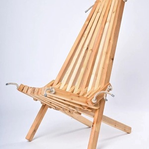 Camping Chair <b>Folding</b> Recliner Solid Wood Portable Outdoor Adult Use Shandong Made Yc 159 - Product Image 5