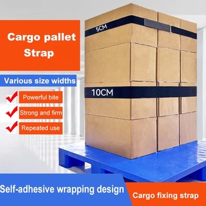 Ajustável auto-adesivo palete de carga multi-função correias dupla face com gancho forte e laço para paletes - Product Image 5