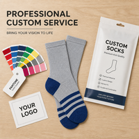 Chaussettes de cyclisme personnalisées avec logo, séchage rapide, respirantes, performantes, pour l'entraînement compétitif, la course en plein air