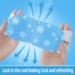 Vendite calde della fabbrica fornitura di salute dell'occhio freddo comprime raffreddamento maschera per occhi per il sollievo dall'emicrania dell'occhio secco - Product Image 4