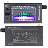 Récepteur radio numérique SDR 101 USB avec écran numérique et haut-parleur intégré pour l'écoute HF VHF UHF