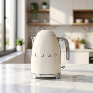 Bouilloire électrique sans fil rétro <span class=keywords><strong>SmeG</strong></span> KLF03 1,7 L, série vintage multicolore en acier inoxydable pour la maison moderne et l'utilisation en voiture - Product Image 6