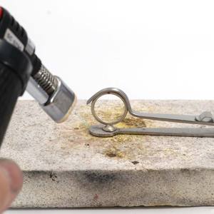 Pinzas de soldar con cabeza de joyero, mordaza curva dentada, abrazadera de acero inoxidable, herramienta de sujeción para reparación de anillos y fabricación de joyas - Product Image 5