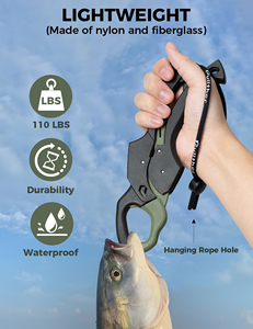 Pinza para Peces de Nylon y Fibra de Vidrio de 9.2 Pulgadas con Cordón Antipérdida, Herramienta de Pesca en Agua Salada, Logotipo y Caja Personalizados, Venta al Por Mayor de Fábrica - Product Image 4