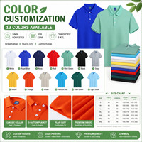 Tissu uni 100 % polyester 210 g/m² de haute qualité pour chemise, logo personnalisé, séchage rapide, respirant, unisexe, pour le golf, plusieurs couleurs, faible MOQ