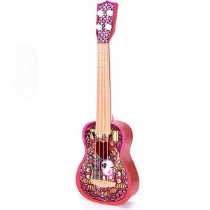 Juguete de Instrumento Musical para Niños, Guitarra Clásica de Cuatro Cuerdas de Ópera de Pekín de 45 cm, Ukelele, Juguete de Instrumento Musical para Niños Mini - Product Image 4