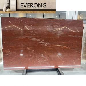 Grande dalle de marbre rouge de <span class=keywords><strong>Bordeaux</strong></span> naturel avec veines dorées, polie, moderne, pour décoration intérieure haut de gamme et luxe léger, idéale pour appartement - Product Image 4