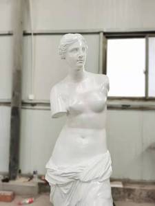 Stile europeo a grandezza naturale decorazioni per esterni figura in resina artificiale scultura moderna resina pop art figure scultura venere - Product Image 5