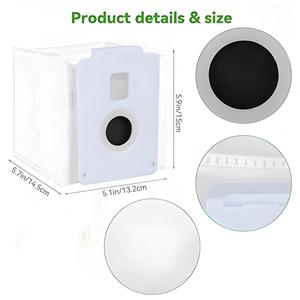 Sac à poussière A939KBGS 5,9 pouces x 5,1 pouces x 5,7 pouces, compatible avec les aspirateurs LG A938KBGS A937KGMS A9TSTEAM, usage domestique - Product Image 1