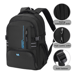 Wholesale Fashion Waterproof School <strong>Bag</strong> <strong>17</strong> <strong>Inch</strong> Large Capacity Men Casual College <strong>Laptop</strong> Backpack - Product Image 4